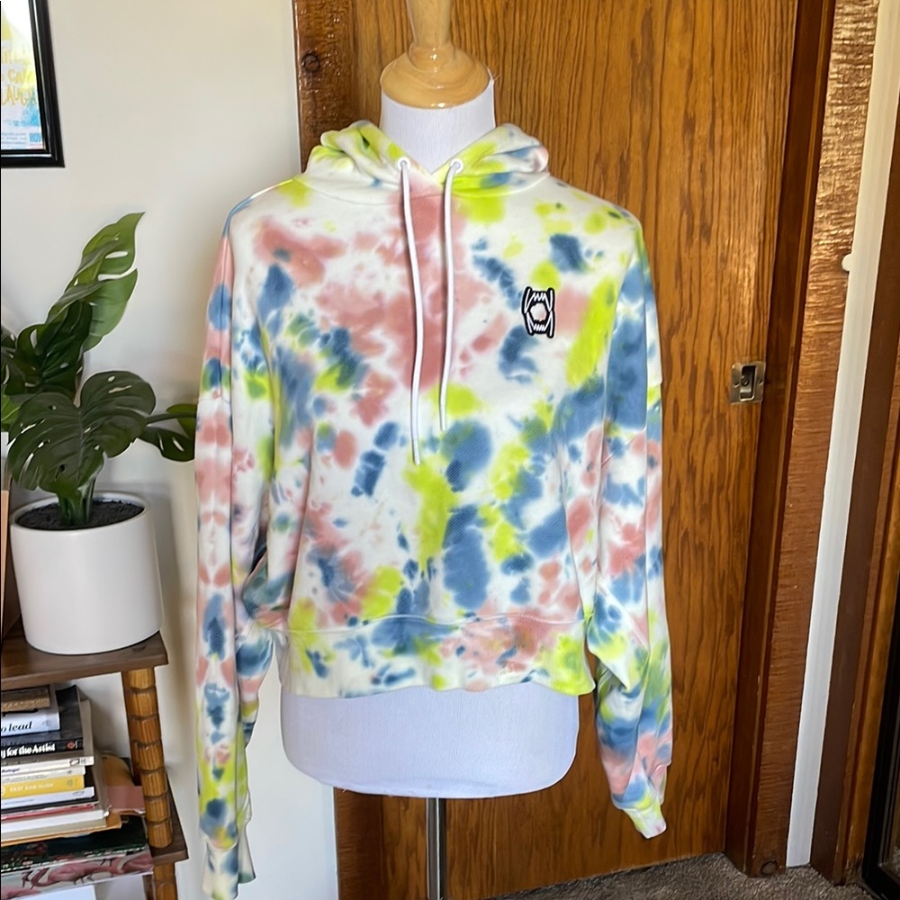 Puma cropped Tie-Dye Hoodie